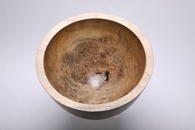Alternate image for #1789 Wormy Magnolia Burl Wooden Bowl   12 1/2 X 9 1/4