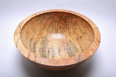 Alternate image for #1796-4 Spalted Maple Wooden Bowl 19 5/8 X 8 1/4