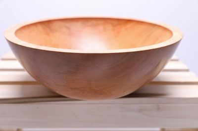 Alternate image for #2316 Sugar Maple Wooden Fruit and Salad Bowl   11 7/8 x 4 1/4