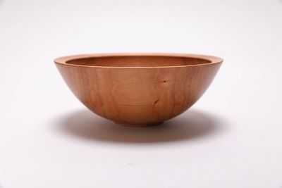 Alternate image for #2466 Small Wild Black Cherry Wooden Bowl 6 1/2 x 2 1/2