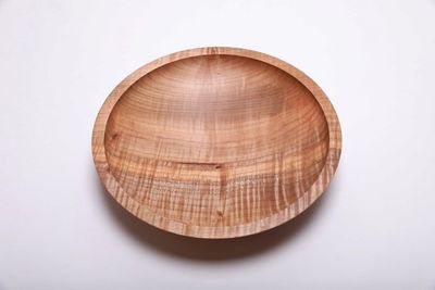 Alternate image for #2177 Fiddleback Big Leaf Maple Wooden Bowl 10 3/8 x 2