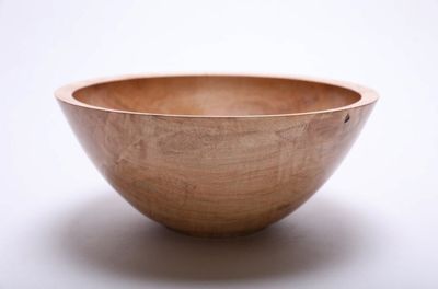 Alternate image for #1890 Maple Wooden Bowl 8 1/8 X 3 1/2