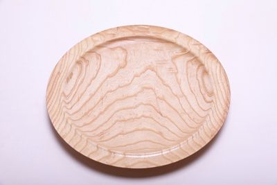 Alternate image for #2113 Ash Wooden Platter 12 3/4 x 1 1/4 ash platter wood platter