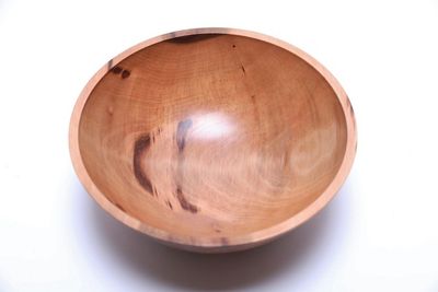 Alternate image for #2477 Sweet Gum Wooden Bowl 9 7/8 x 3 7/8
