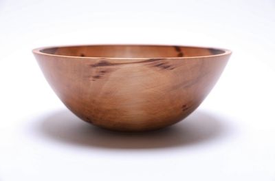Alternate image for #2477 Sweet Gum Wooden Bowl 9 7/8 x 3 7/8