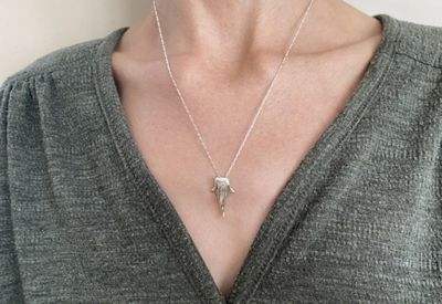 Alternate image for Silver Whale Shark Necklace