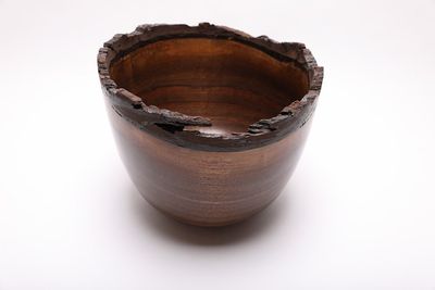 Alternate image for #1025 Black Walnut Natural Edge Wooden Bowl 13 X 11 1/2  Natural Edge Walnut Bowl  Walnut Bowl