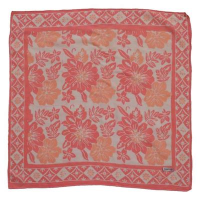 Alternate image for Hand Dyed Batik Bandana, 100% Soft Cotton, Pink Bloom