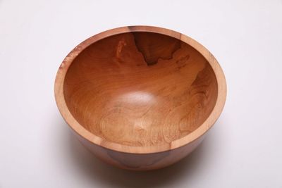 Alternate image for #2384 River Birch Wooden Bowl 9 1/8 x 4 1/2