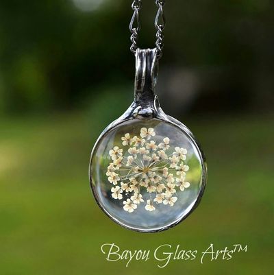 Alternate image for Queen Annes Lace Pendant Necklace