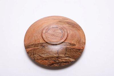 Alternate image for #2086 Spalted Big Leaf Maple Wooden Dish 6 1/2 x 1