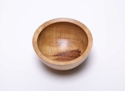 Alternate image for #2452 Small Camphor Wooden Bowl 4 1/2 x 2 1/4