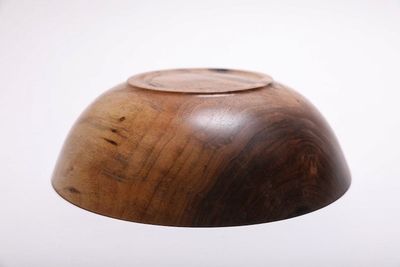 Alternate image for #1672 Black Walnut Wooden Bowl 9 X 2 3/4