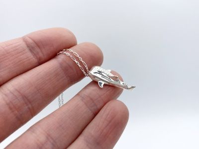 Alternate image for Silver Whale Shark Necklace